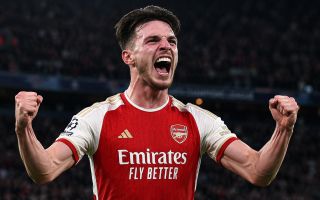 Declan Rice jubler